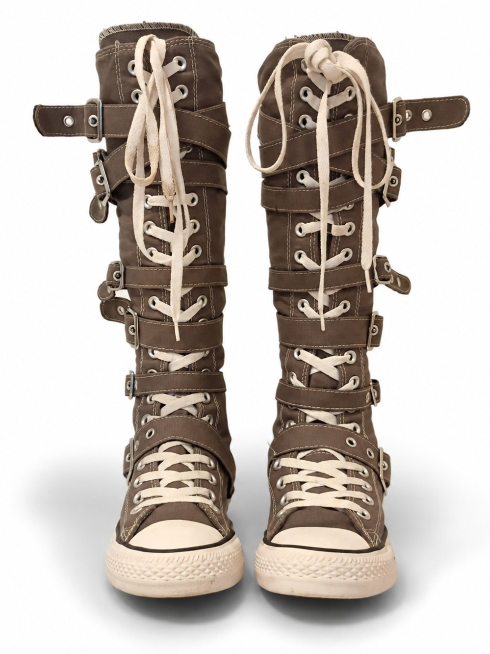 Converse XXHI over the knee sneaker boots - Size, 7.5.